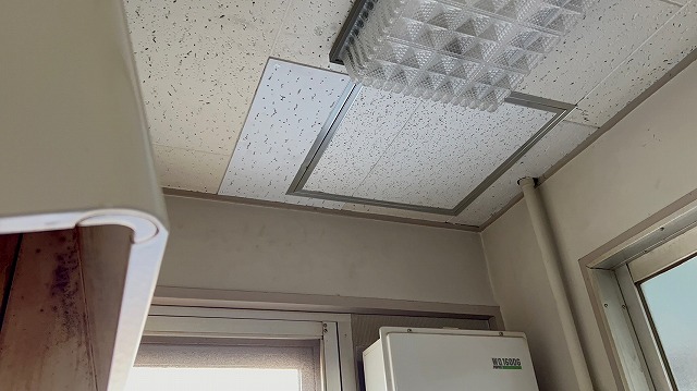 天井部分張替え